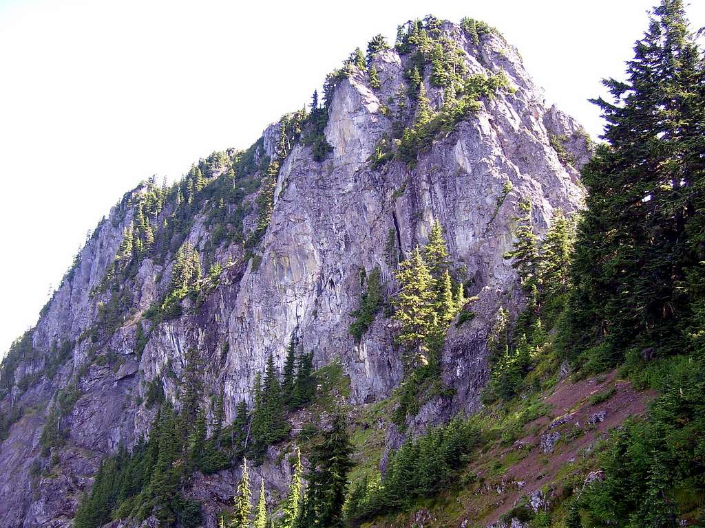 North face of Independence Peak 