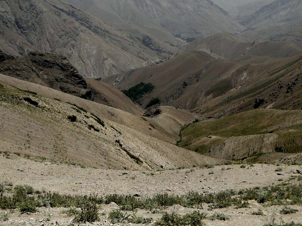 view of sangan from the saddle