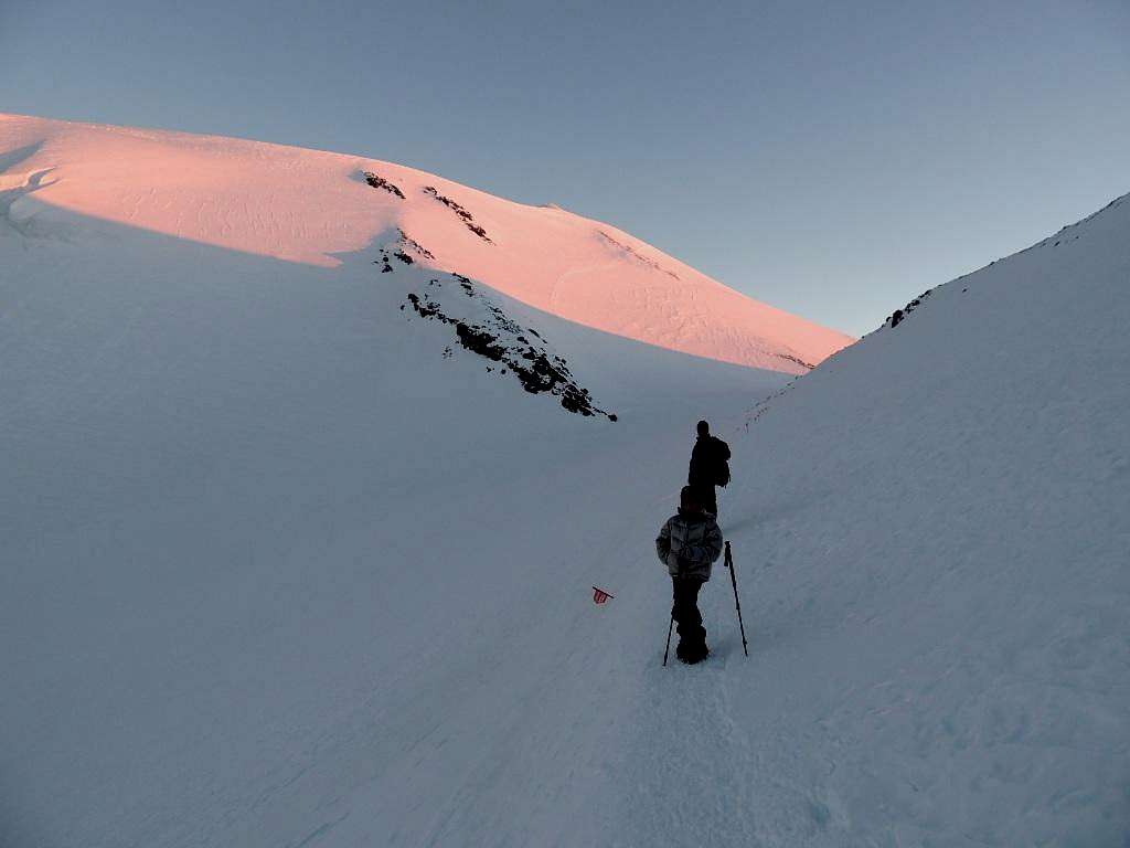 Yunona near Elbrus saddle, 5290 m