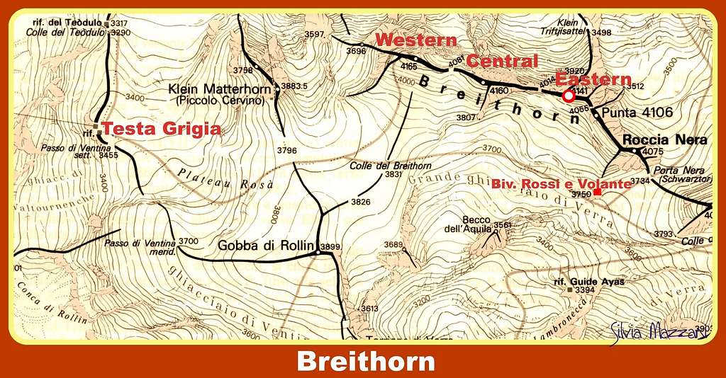 Breithorn map