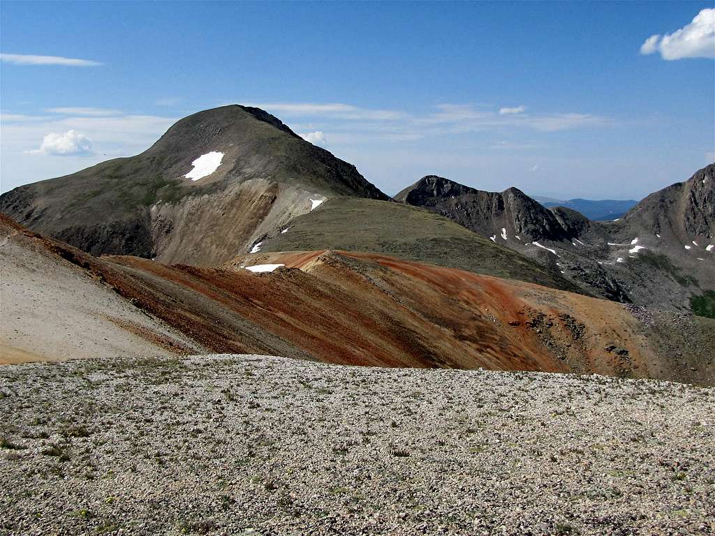 North face of Peak 13447 ft