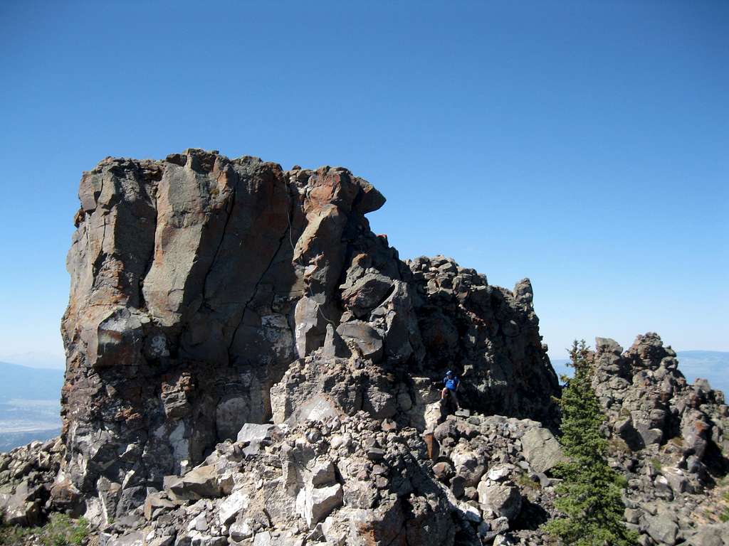 The true summit from Tower 5