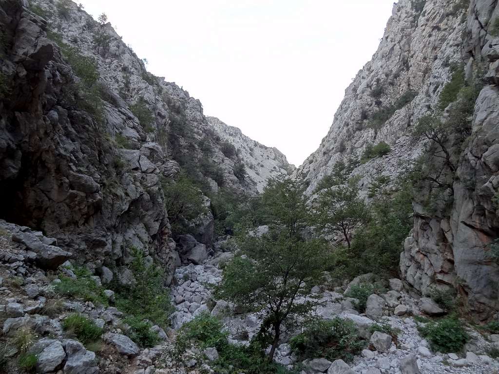 Wild river bed of Mala Paklenica