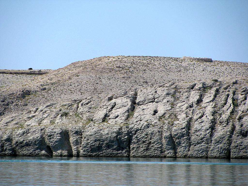Cliff on Island Pag