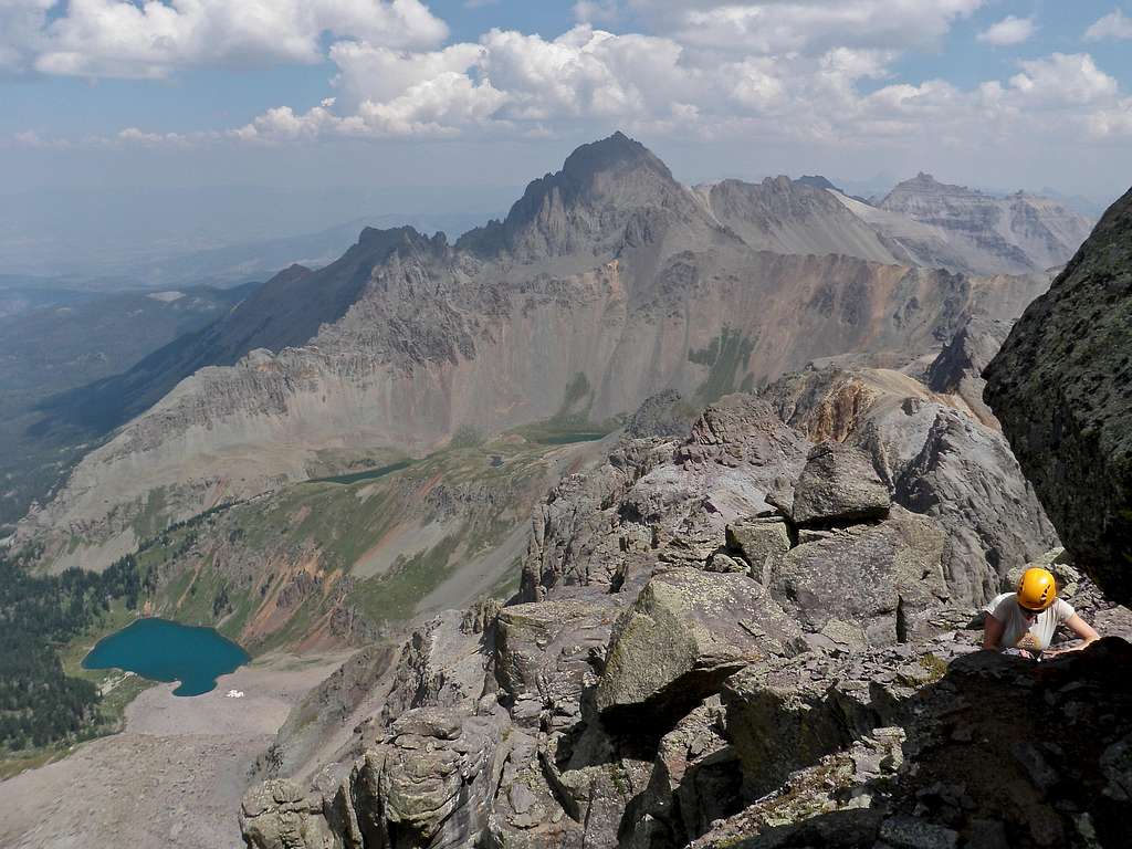 Mount Sneffels and Blue Lakes