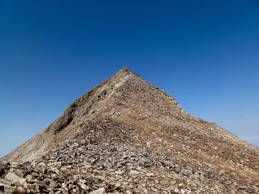 Ruby Dome seen from the summit of Ruby Pyramid