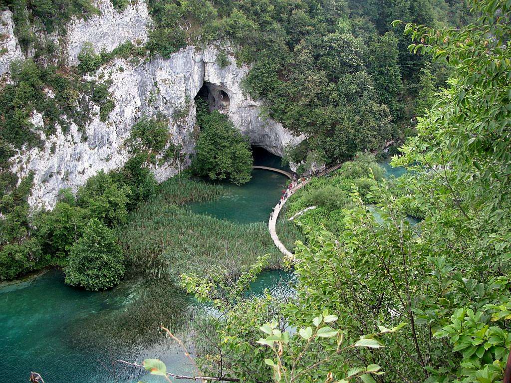Typical paths in Plitvice