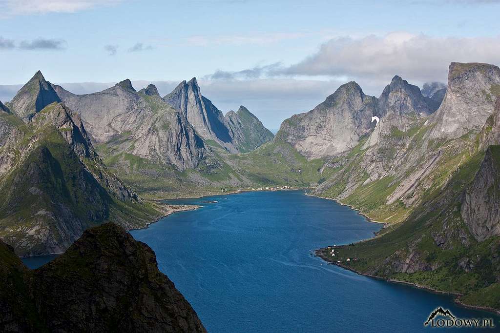 Reinefjord peaks