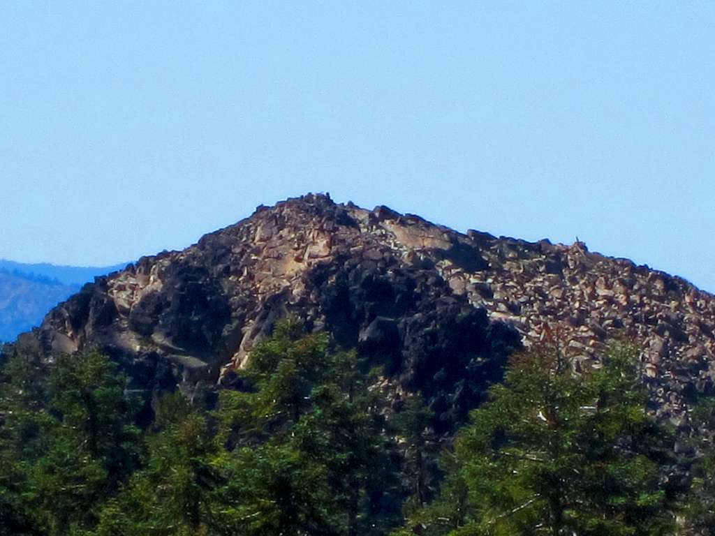 Kettle Rock close up from tower