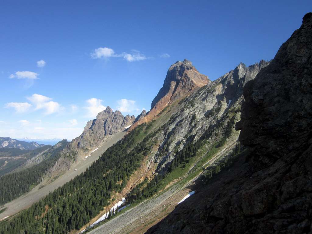 American Border Peak from the prominent notch