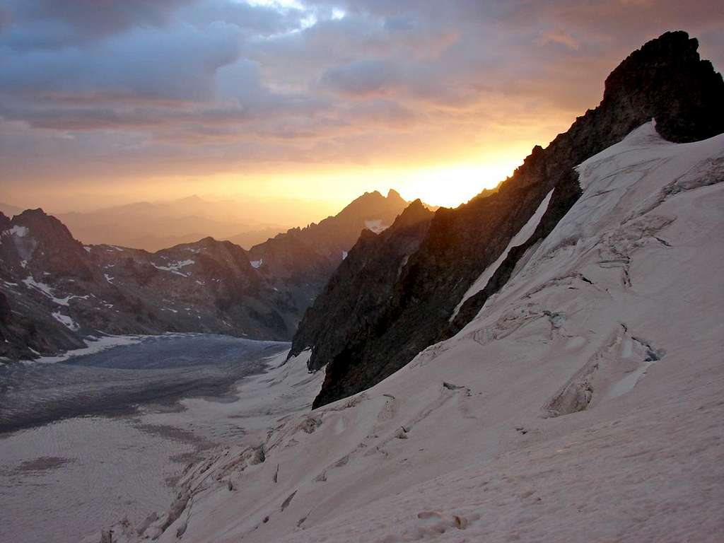 Dawn over Glacier Blanc