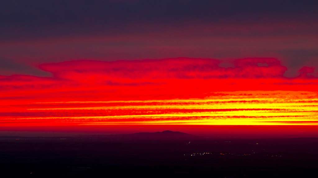 Sunset over the Irish Sea