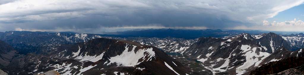 Granite Peak Summit Panorama