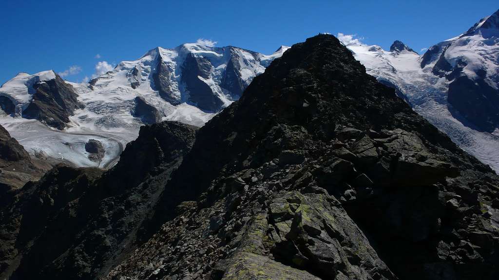 Nearing the summit of Munt Pers