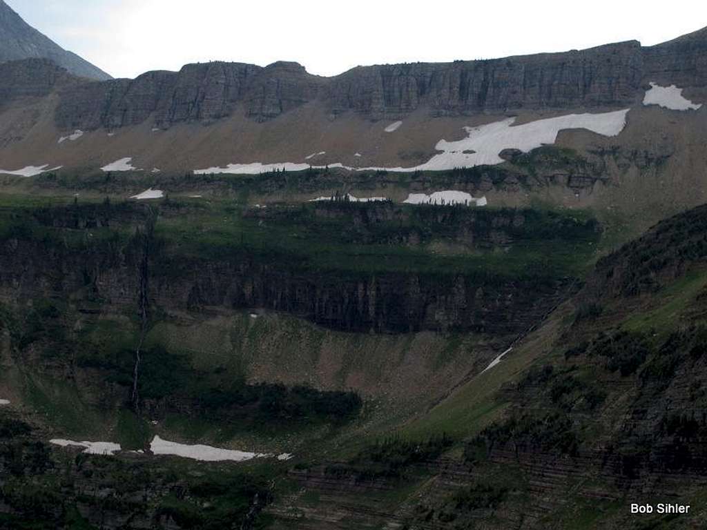 The Saddle Between Razoredge Mountain and Triple Divide Peak