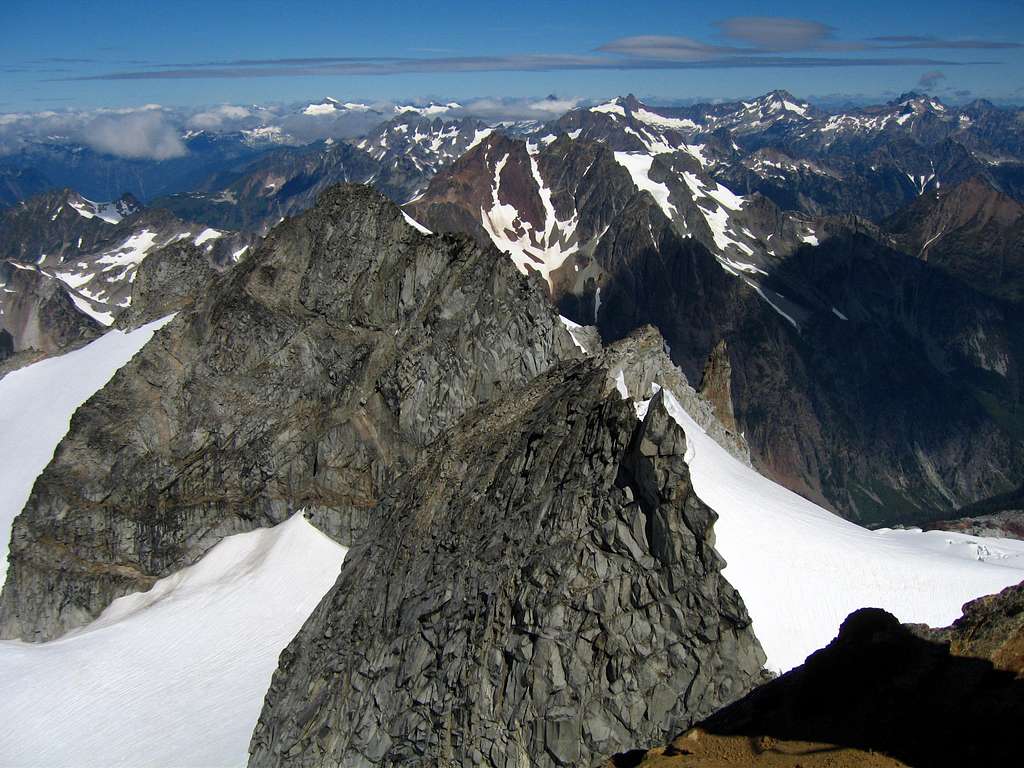 Dome Peak summit view