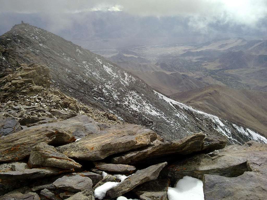 View to Leh, not from the main peak. 2011 sep. 10