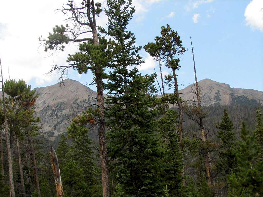 Peak 1 & Peak 2 (Tenmile Peak)