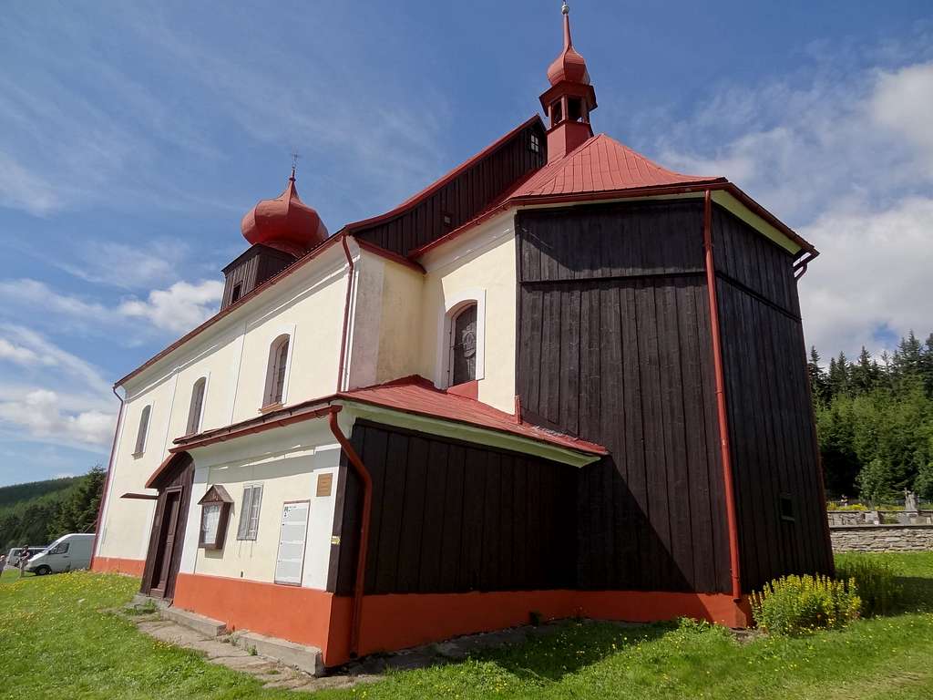 The Malá Úpa St. Petr and Pavel church