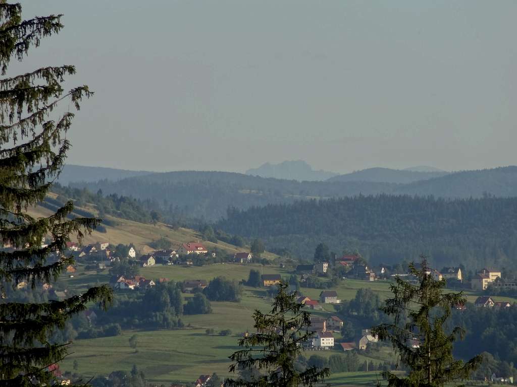 Slovakia's Roszutec far away (from Stecówka hut)