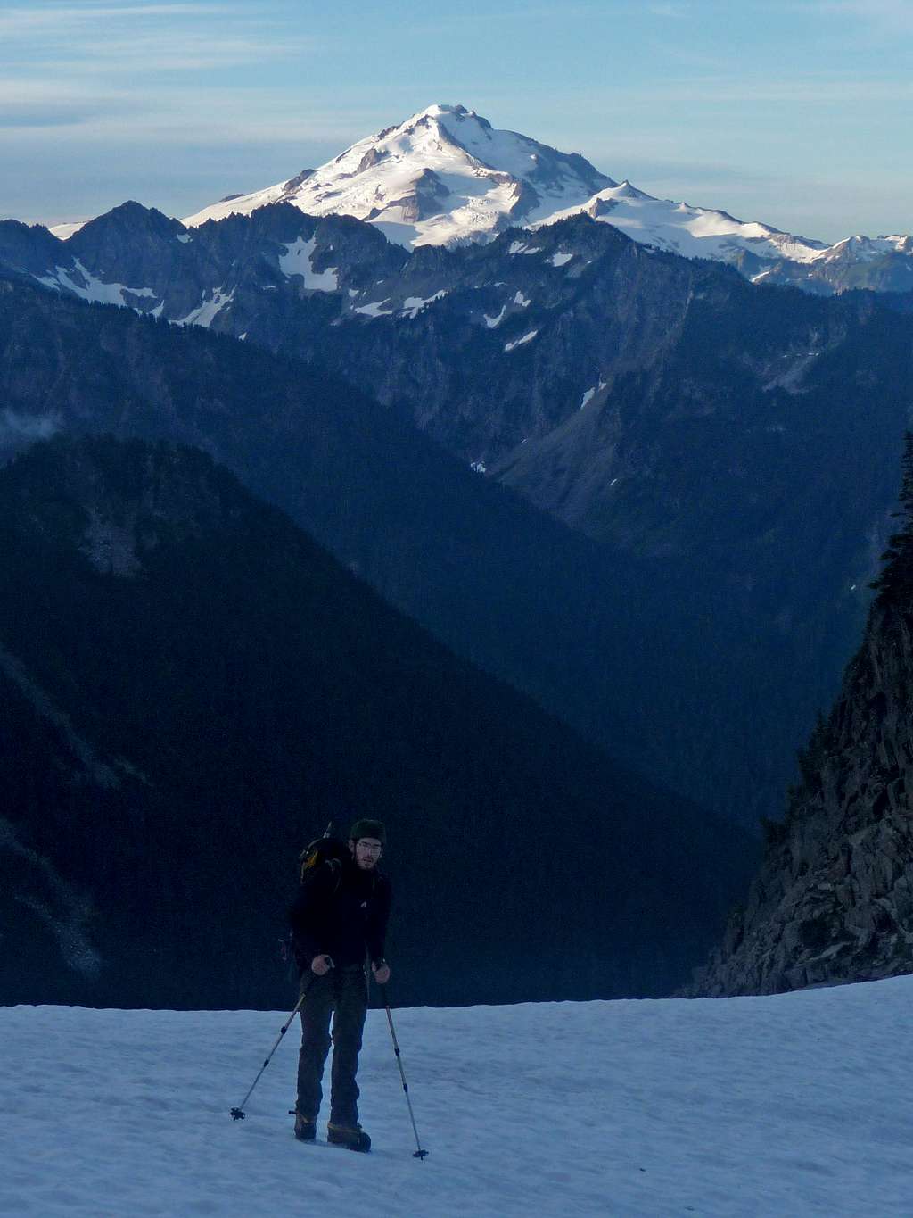 Jacob Smith with Glacier Peak