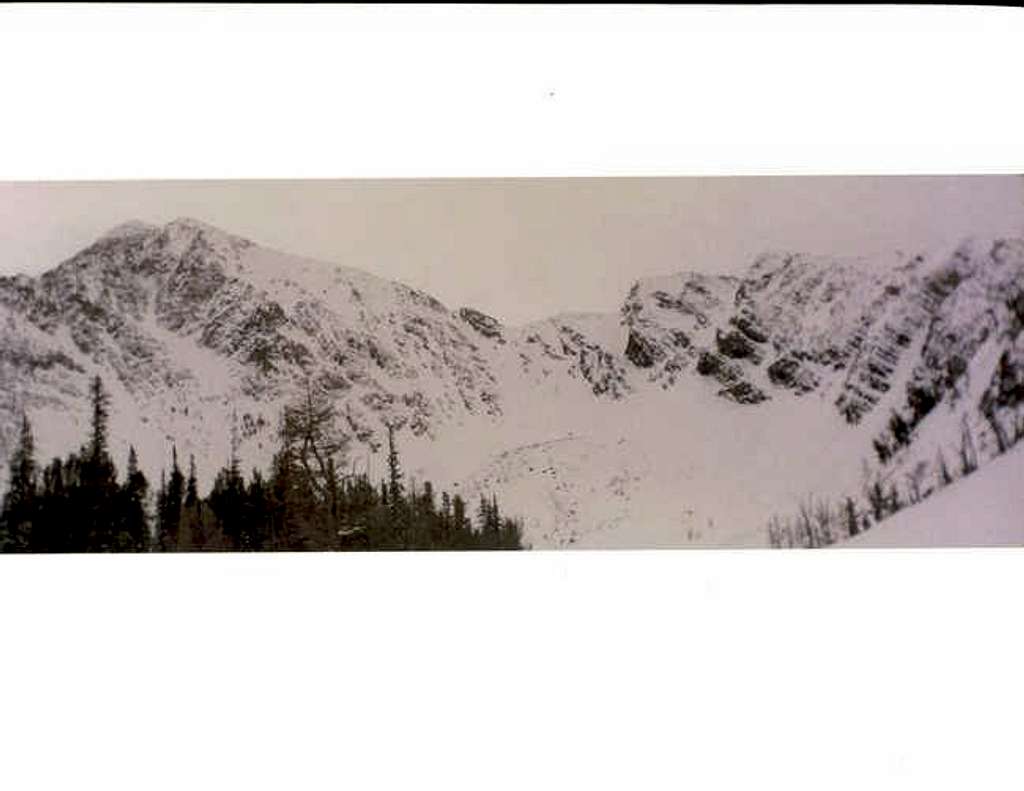 Warren Peak in Late Feb. 2003...