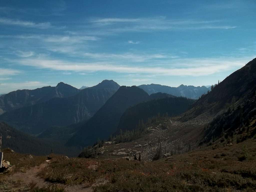 Looking over to the east side of Copper Pass