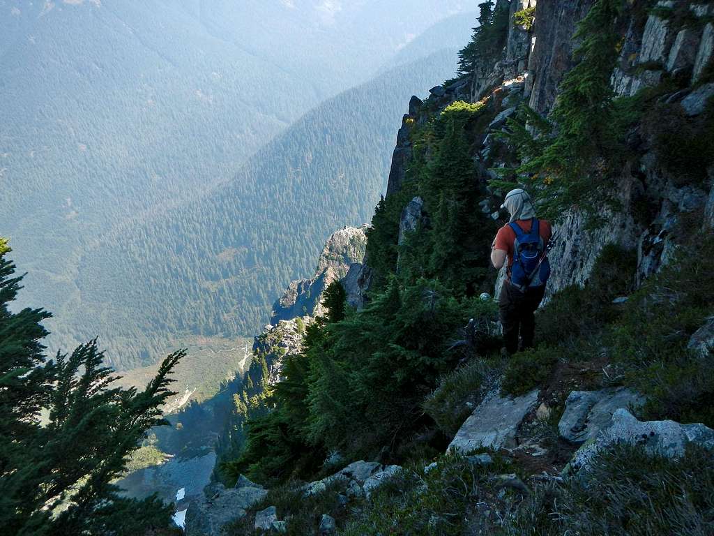 Approaching The Ledge