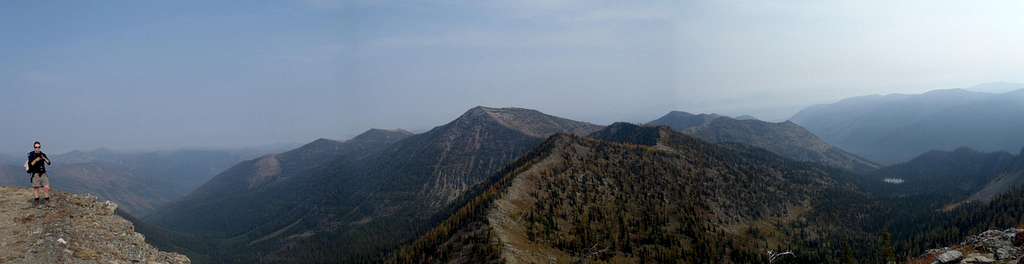 view from Lake Mountain ridge
