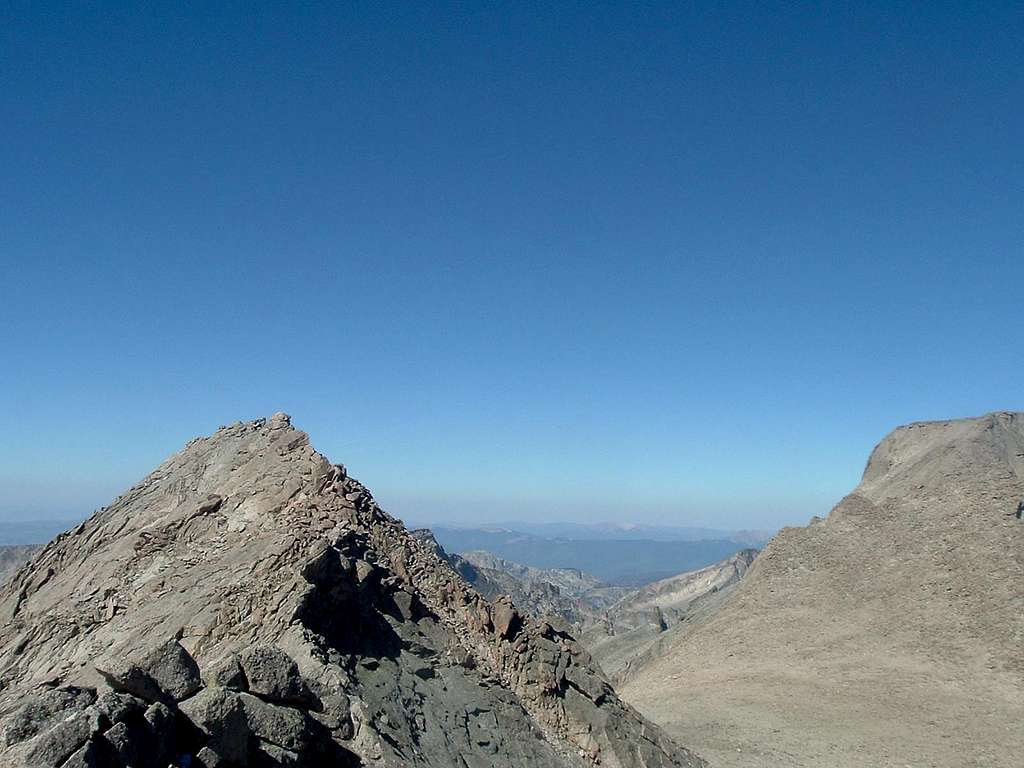 Mt Meeker true summit with Longs Peak
