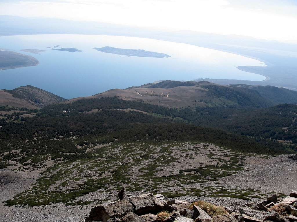 Mono Lake from Lee Vining Peak