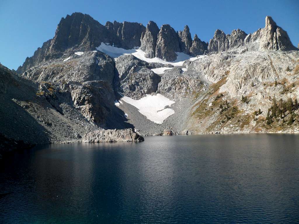 The Minarets and Iceberg Lake