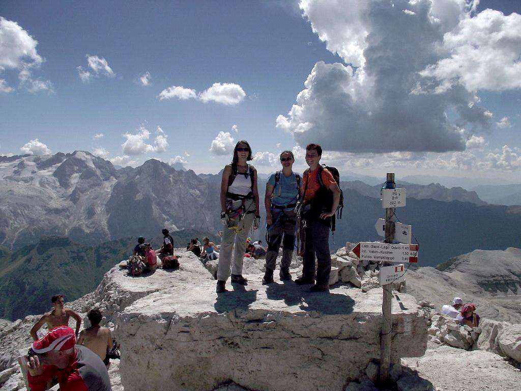 Girls reached the summit