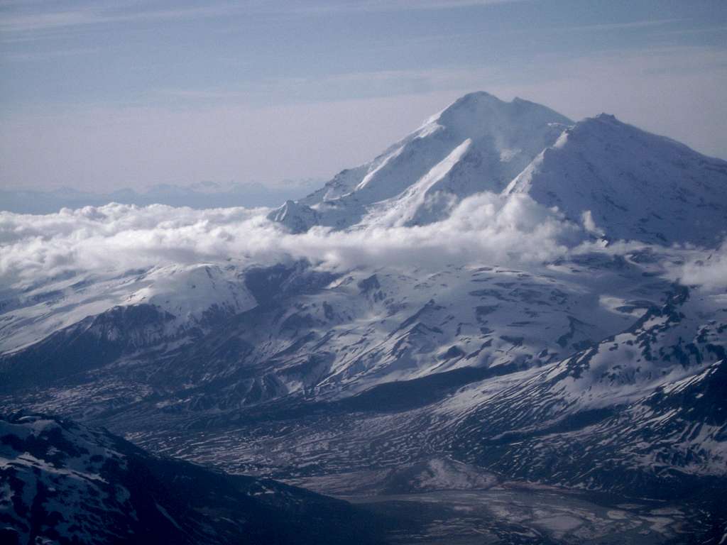 Mt Redoubt-The Tallest Peak in the Aleutian Range of Alaska