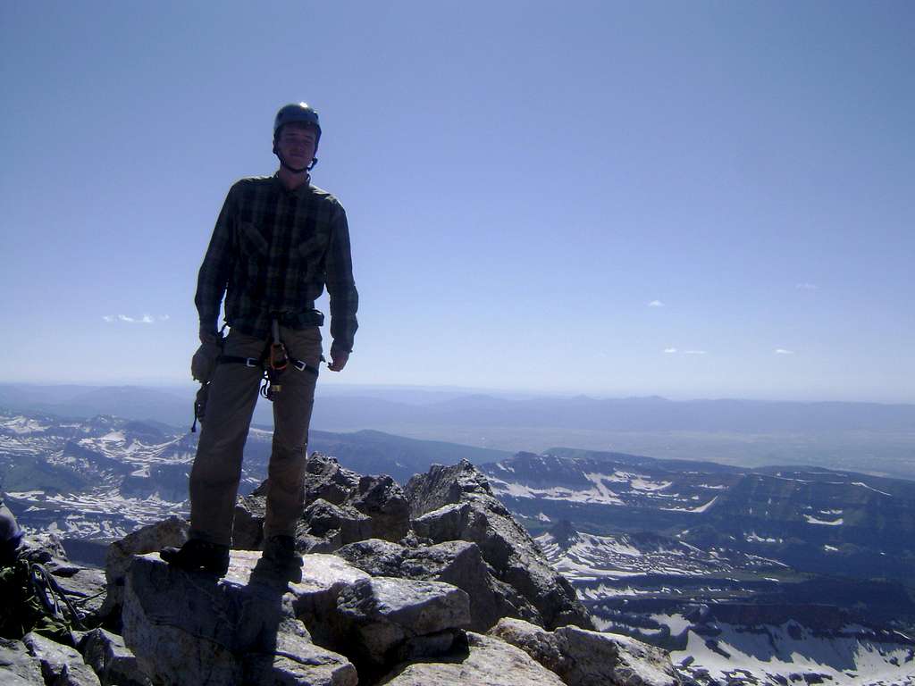 Myself on the Summit of the Grand Teton