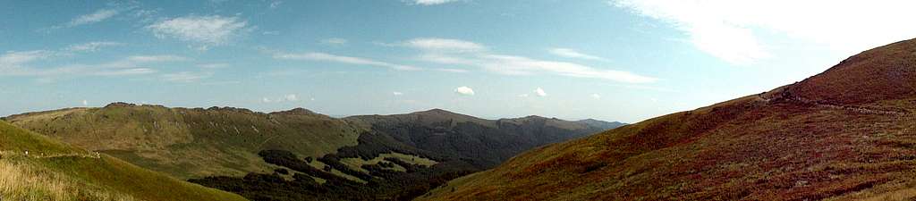 View from Siodło Pass