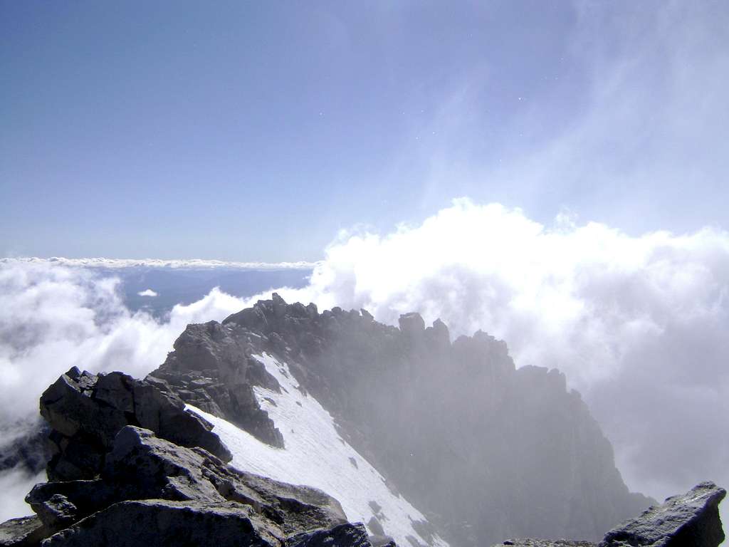 Summit of the south teton