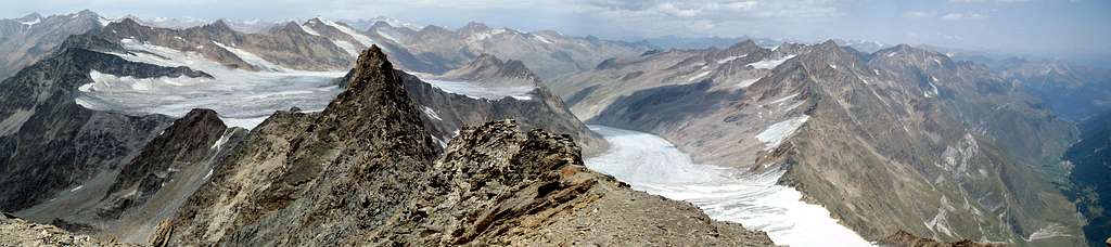 Hochwilde summit panorama 