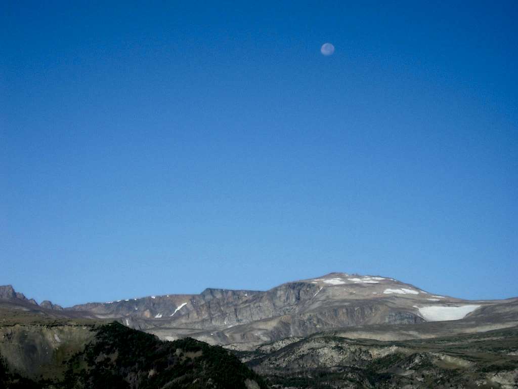 Mount Rearguard-Seen from the Beartooth Highway