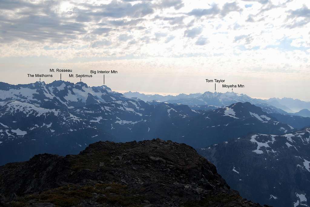 Summits of Bedwell area