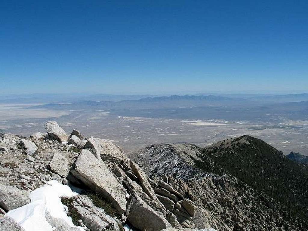 Looking east from the summit...