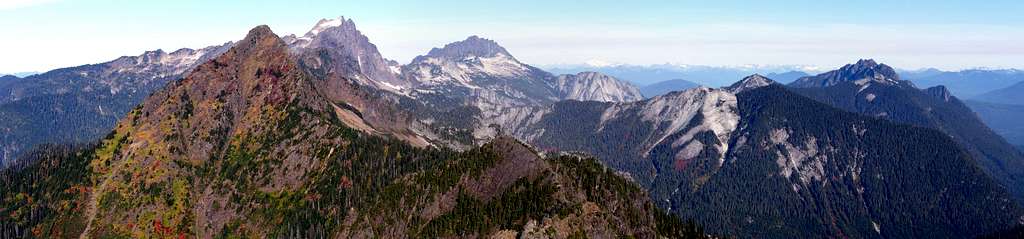 Fletcher Peak (Canyon Peak) north pano