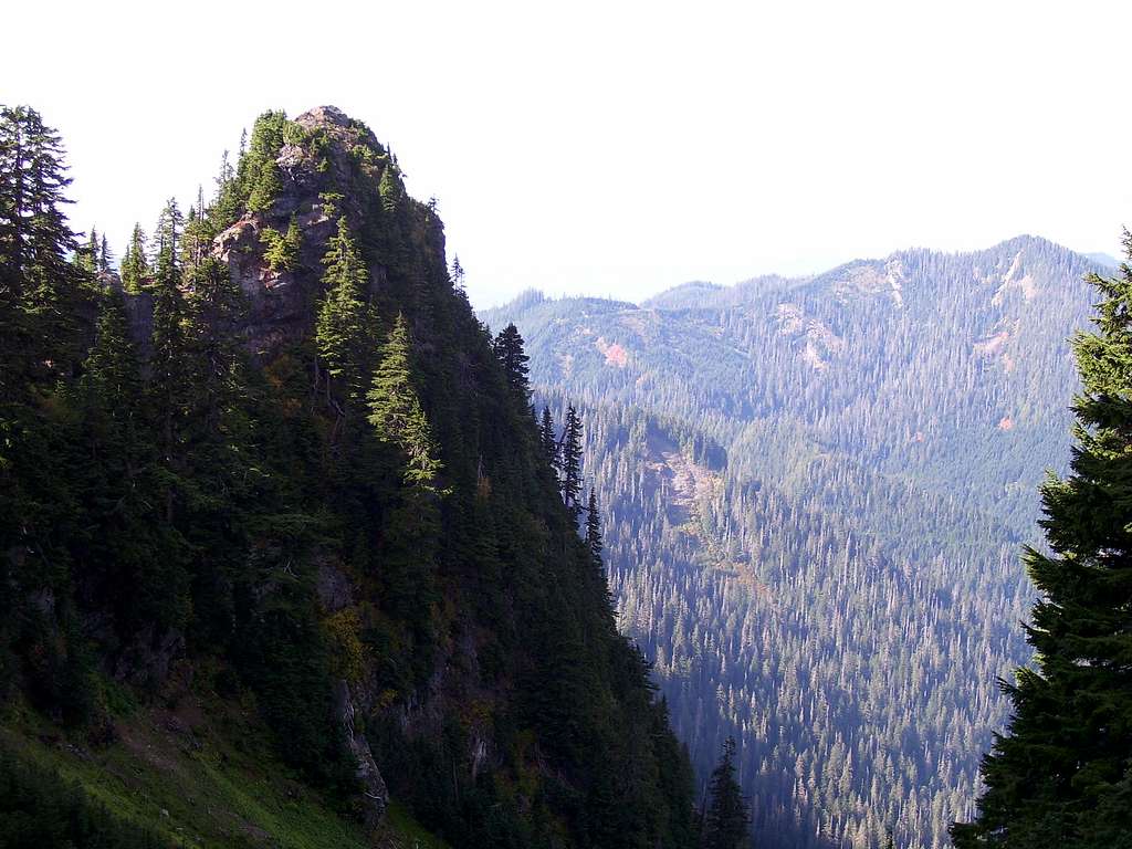 Fletcher Peak (Canyon Peak) upper West Ridge