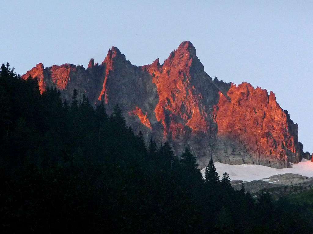 Alpenglow on Mount Torment