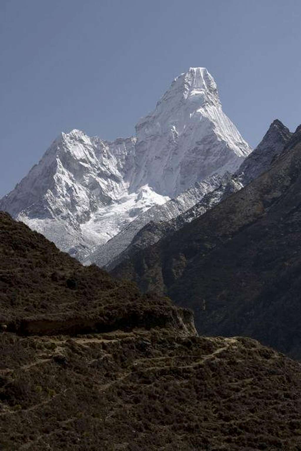 Ama Dablam as seen from the...