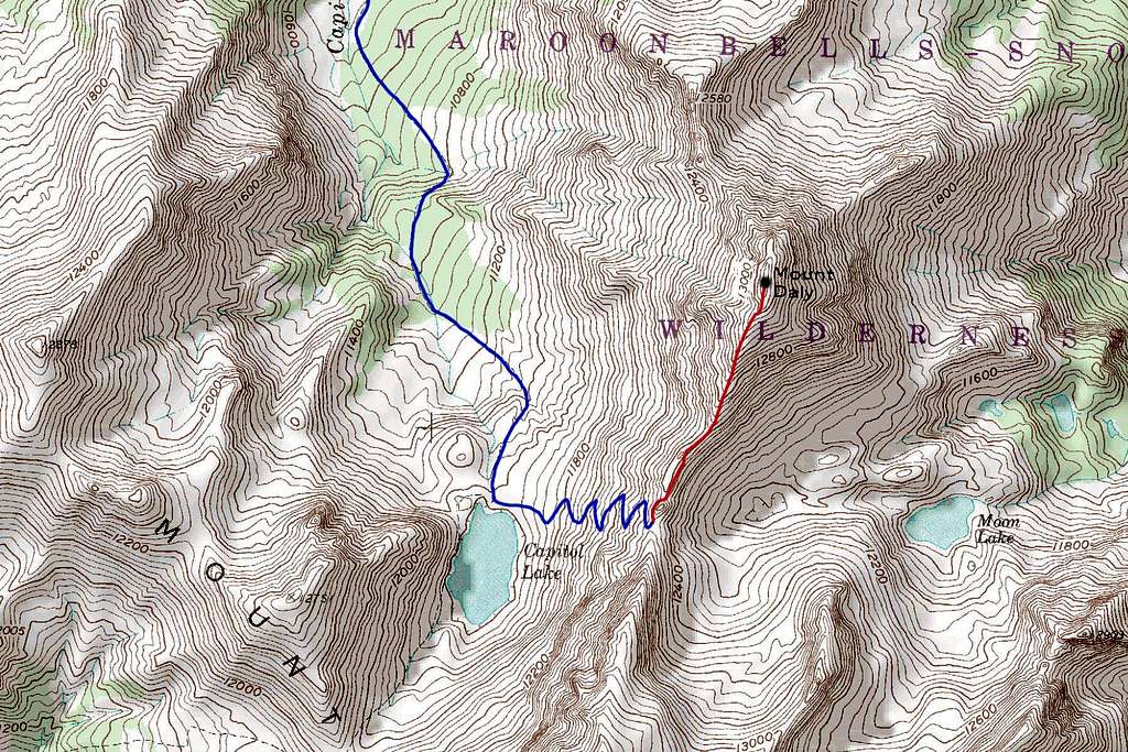 Mount Daly Map