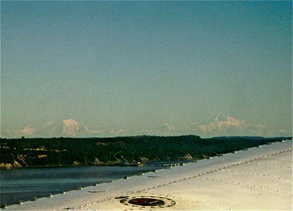 Denali and Mount Foraker-Seen from Anchorage