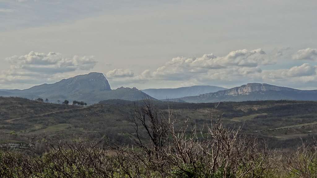 Pic Saint Loup from the Serre Rond