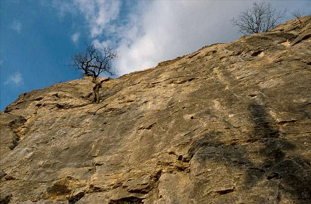 Haute Roche cliff