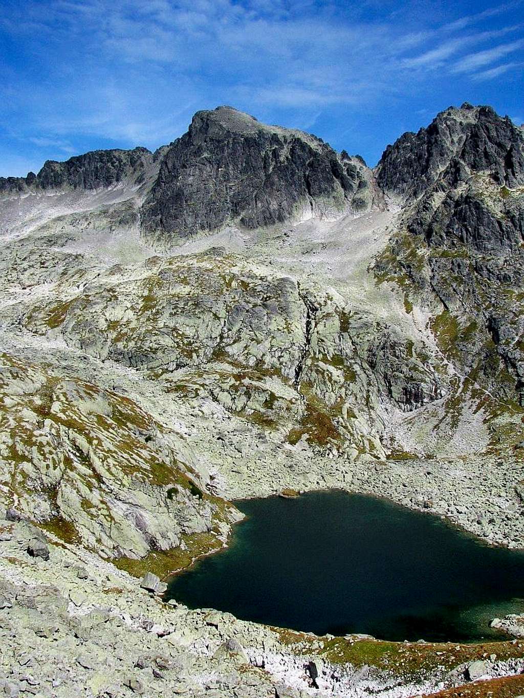 Typical post - glacial landscape of High Tatras